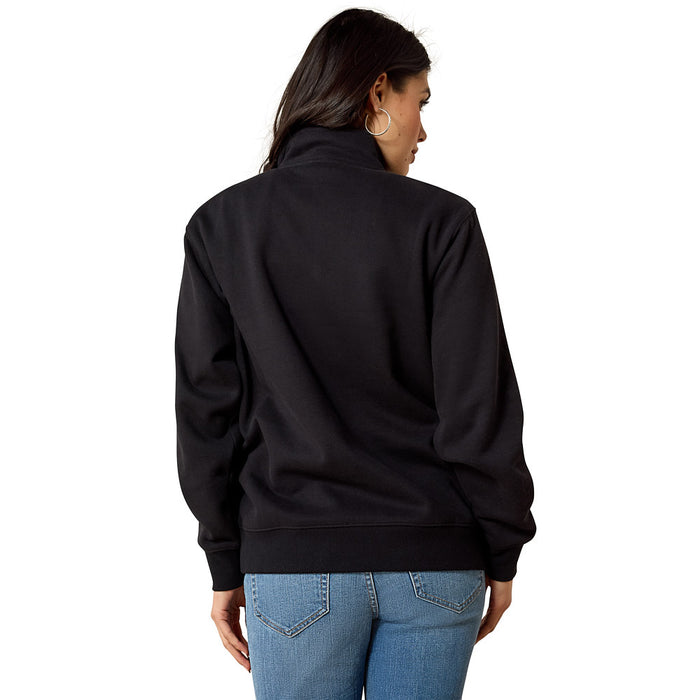 Ariat Women's Black Foundation 1/2 Zip Sweatshirt