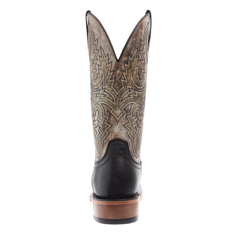 Ariat Men's Futurity Platinum Black Bison Vamp 13In Textured Taupe Top Boot