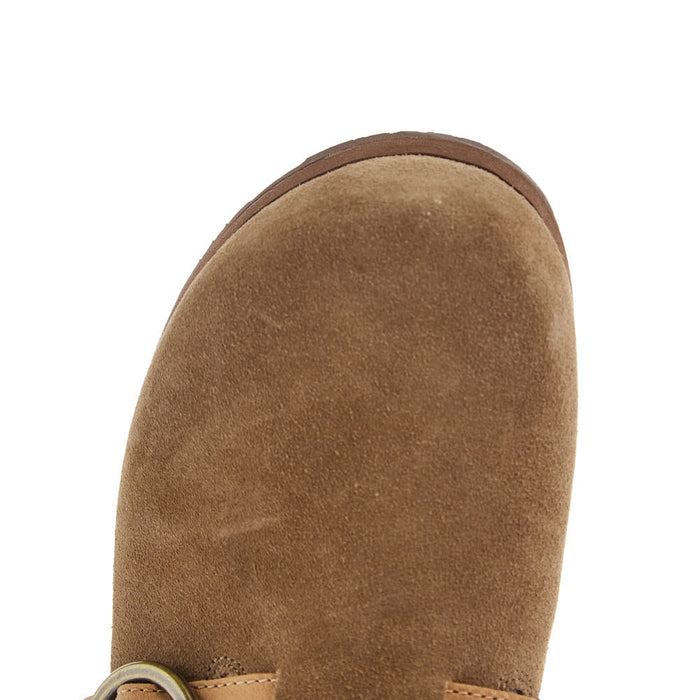 Ariat Women's Brown Suede Sherpa Country Mule