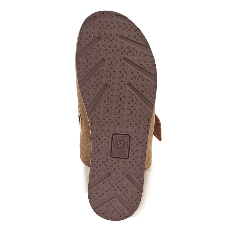 Ariat Women's Brown Suede Sherpa Country Mule