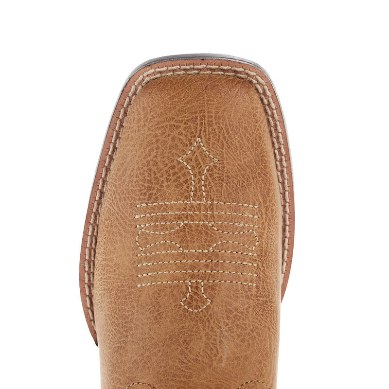 Ariat Youth Tombstone Cottage and Rosebud Square Toe Boot