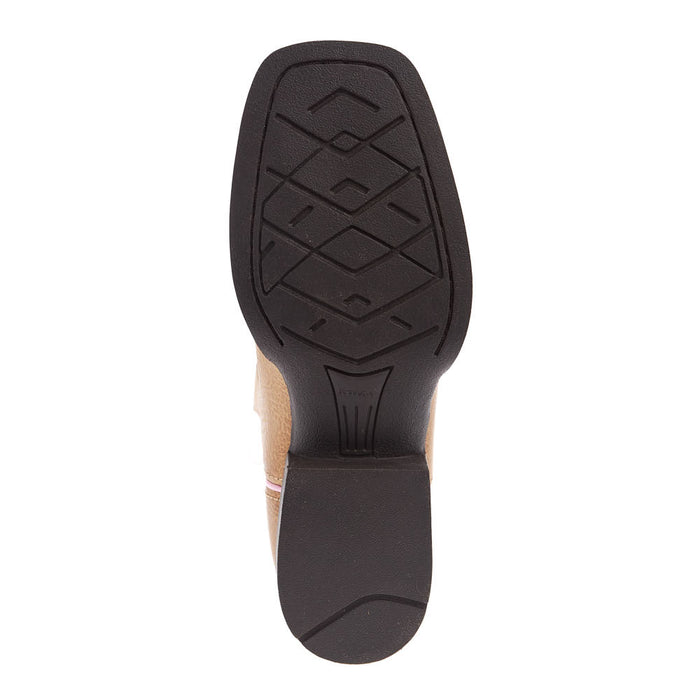 Ariat Youth Tombstone Cottage and Rosebud Square Toe Boot