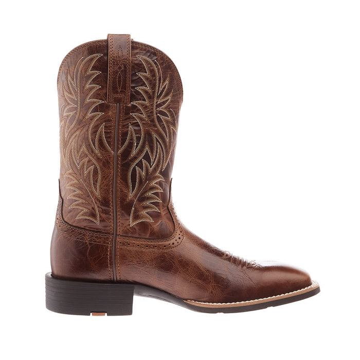 Ariat Men's Sport Dark Tan Vamp with 11in Dark Tan Top