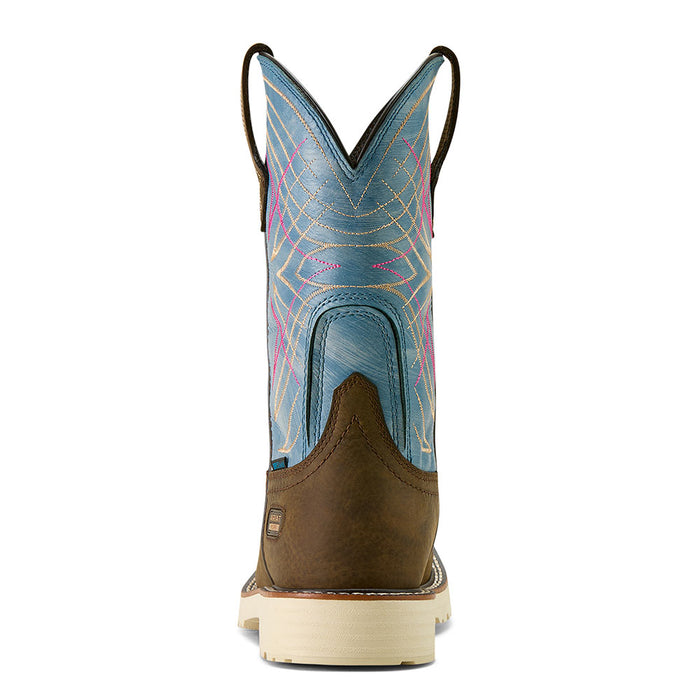 Ariat Women's Activator Brown 10in. Waterproof Wide Square Soft Toe Work Boot