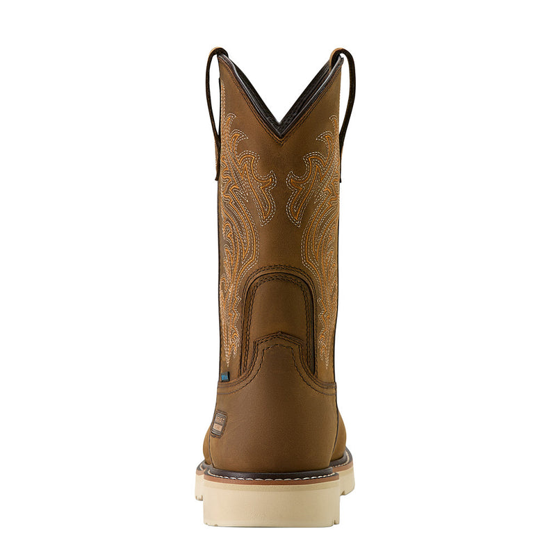 Ariat Men's Activator Argo H2O Distressed Brown 11In Top Comp Round Toe Boot