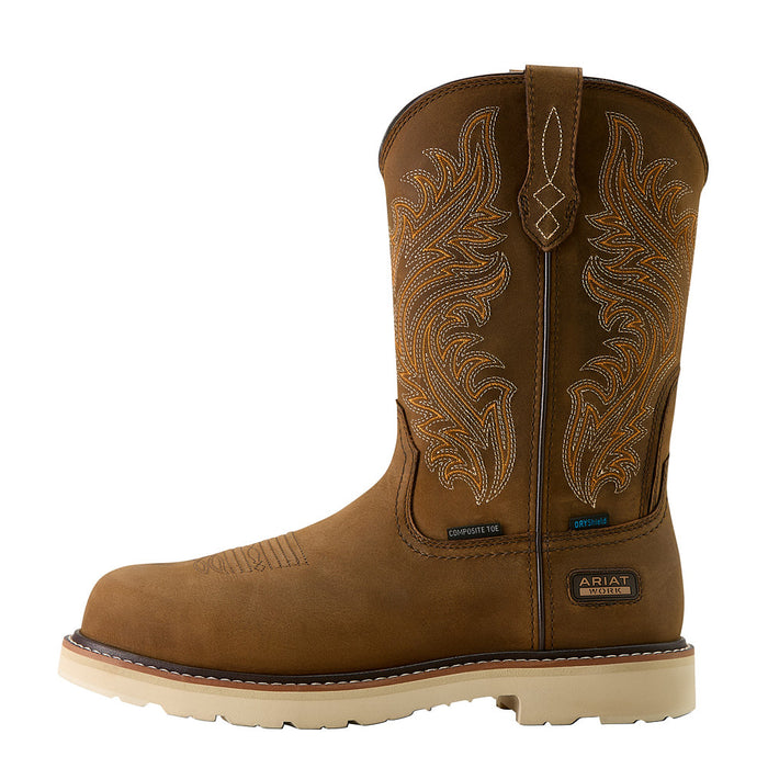 Ariat Men's Activator Argo H2O Distressed Brown 11In Top Comp Round Toe Boot