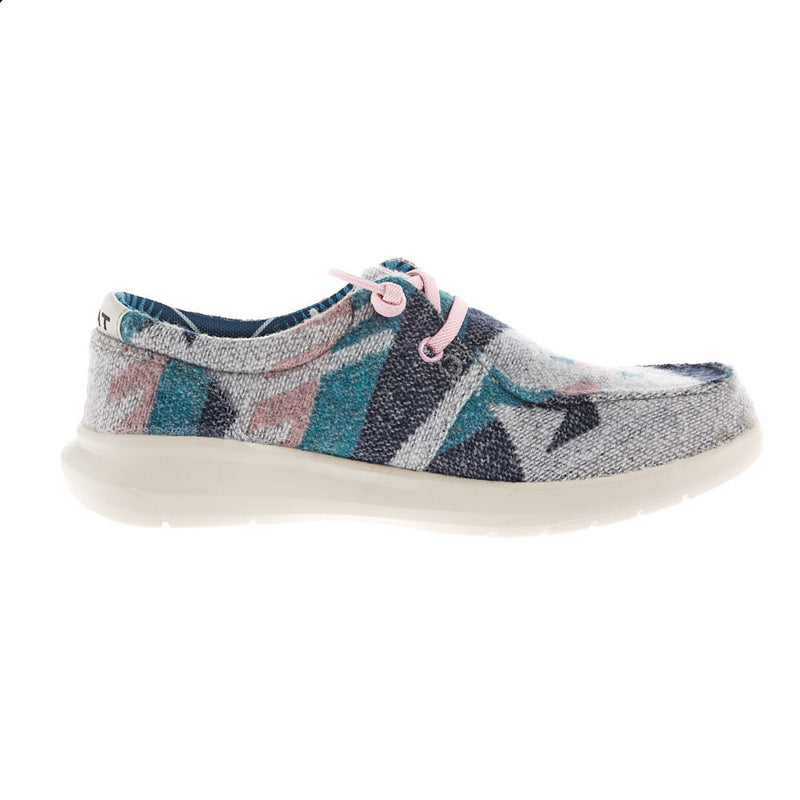 Ariat Women's Smoky Turquoise Flannel Hilo