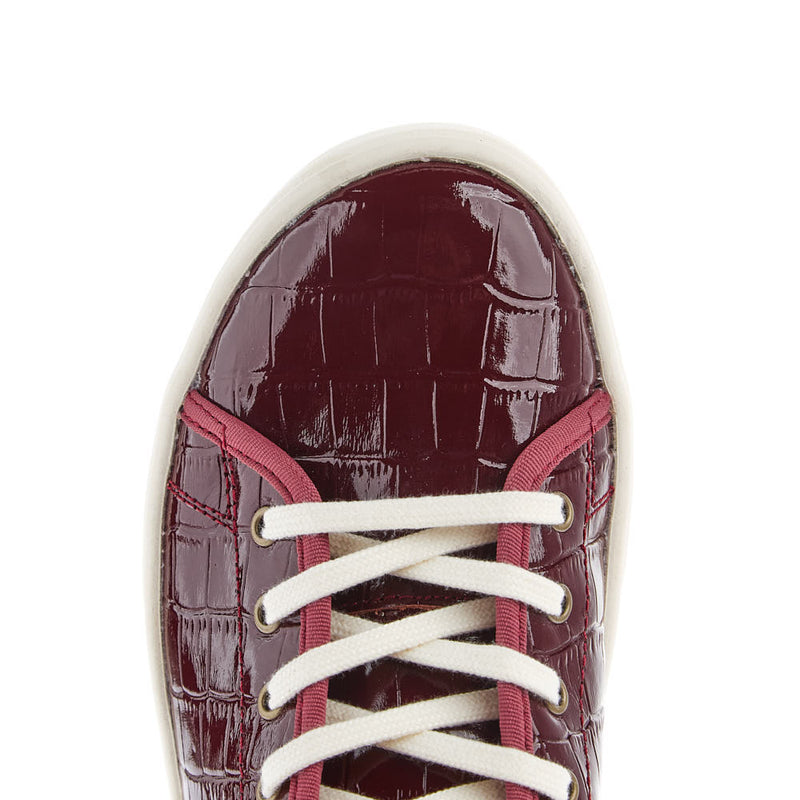 Ariat Women's Skyler Red Crocodile Print Casual Shoe