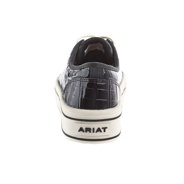 Ariat Women's Skyler Black Crocodile Print Casual Shoe