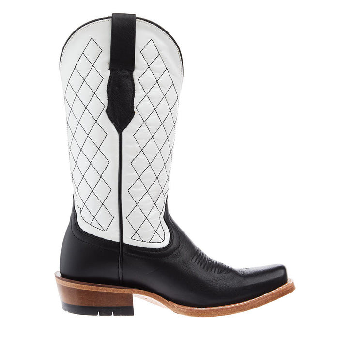 Ariat Women's Futurity Black 13In Bright Pearl Top Boot