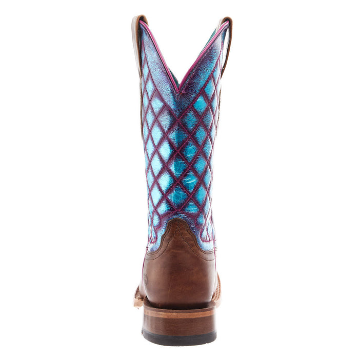 Ariat Women's Frontier Wittman Brown 11In Iridescent Top Boot