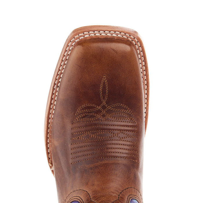 Ariat Women's Frontier Wittman Brown 11In Iridescent Top Boot