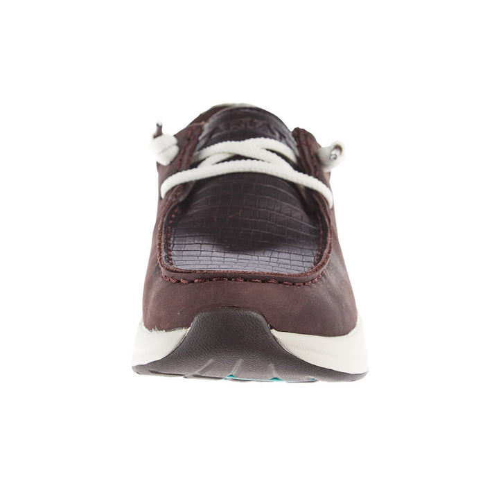 Ariat Women's Chocolate Caiman Print Buckeye H2O