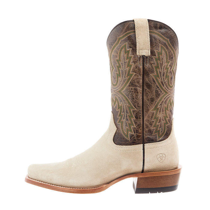 Ariat Men's Futurity Cashout Bone Roughout Vamp 13in Bitter Chocolate Top Boot
