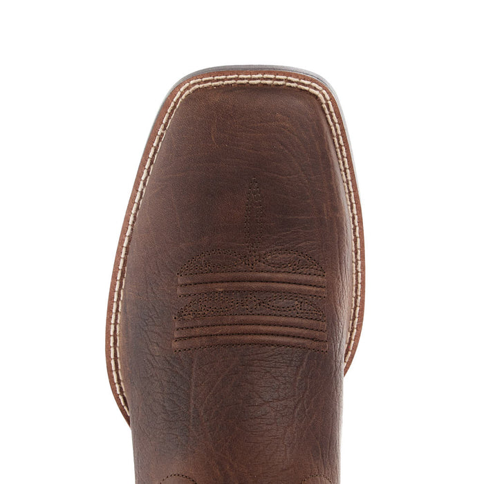 Ariat Men's Sport Rustler Toffee Hippo Print Vamp 13in Rich Oak Top