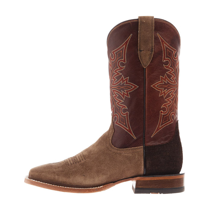 Ariat Men's Circuit Gritty Ranch Brown Vamp 12in Hickory Smoke Top
