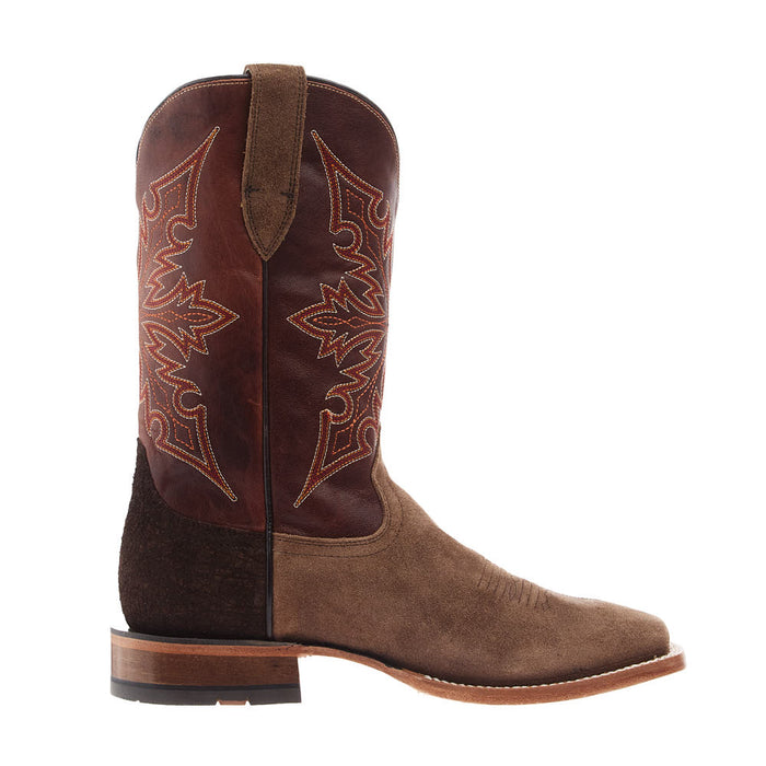 Ariat Men's Circuit Gritty Ranch Brown Vamp 12in Hickory Smoke Top
