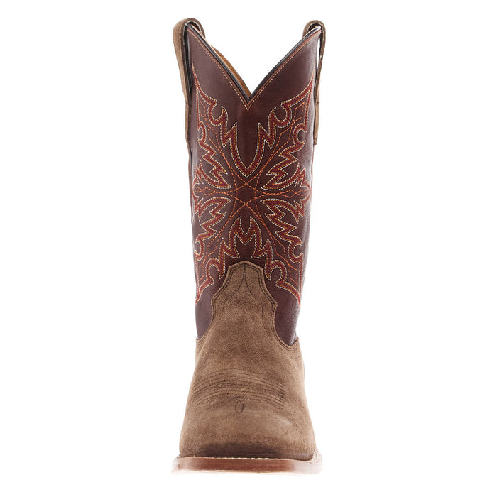 Ariat Men's Circuit Gritty Ranch Brown Vamp 12in Hickory Smoke Top