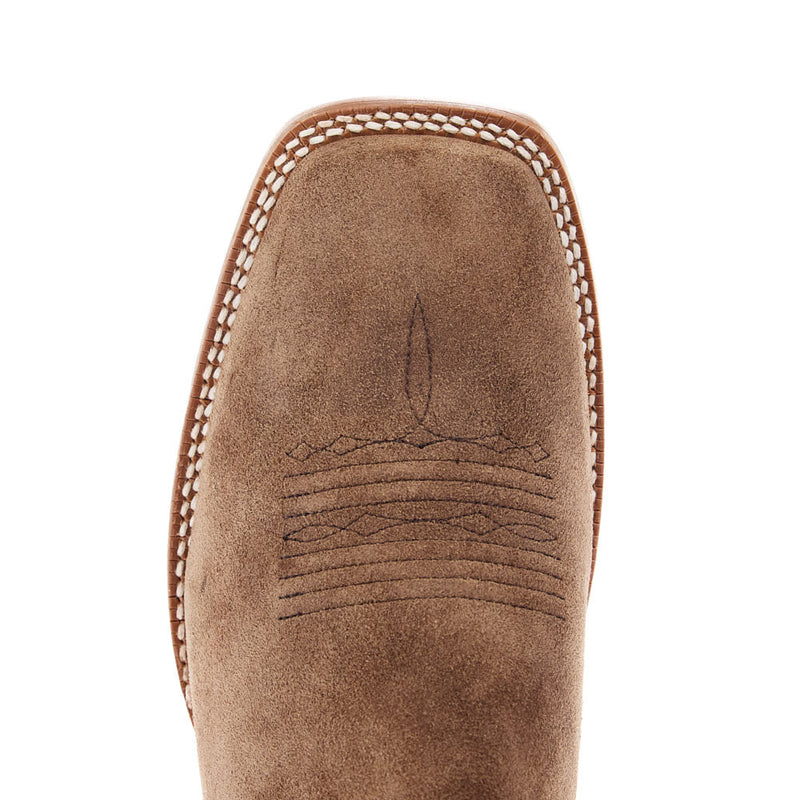 Ariat Men's Circuit Gritty Ranch Brown Vamp 12in Hickory Smoke Top