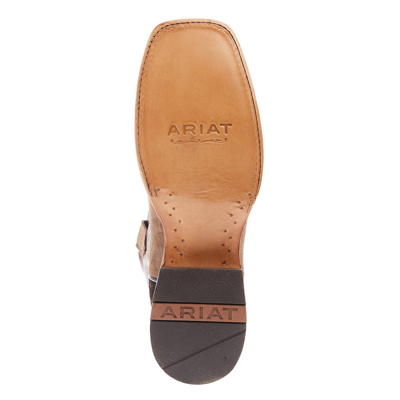 Ariat Men's Circuit Gritty Ranch Brown Vamp 12in Hickory Smoke Top