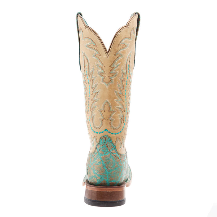 Ariat Womens Frontier Tilly Turquoise 13In Tan Top Boot