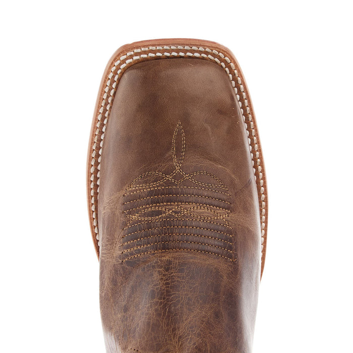Ariat Men's Wiley Totally Tan Vamp Roaring Turquoise Top Boot