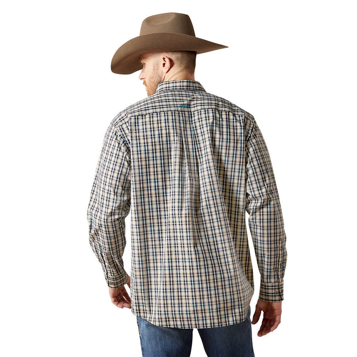Ariat Men's Black Plaid Pro Series Tex Shirt