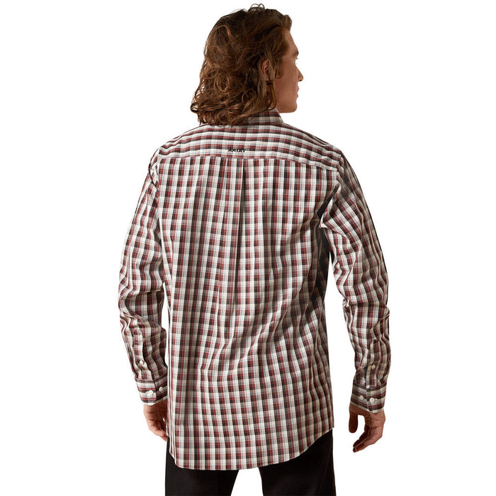 Ariat Men's Brown Wrinkle Free Atlas Shirt