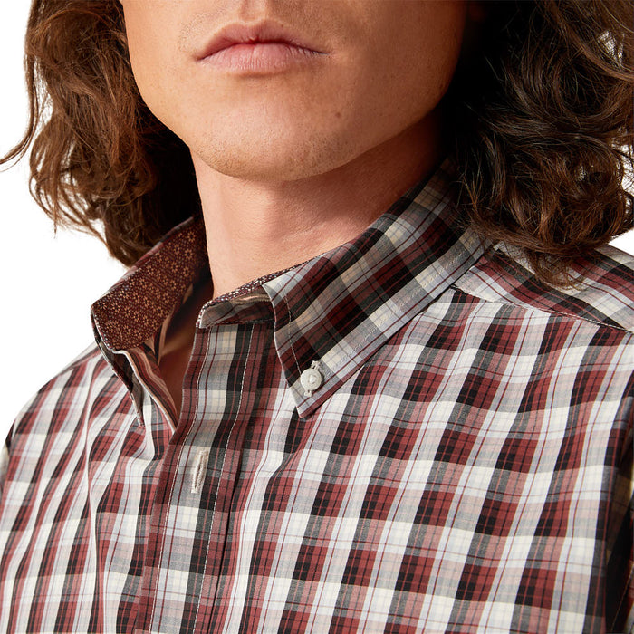 Ariat Men's Brown Wrinkle Free Atlas Shirt