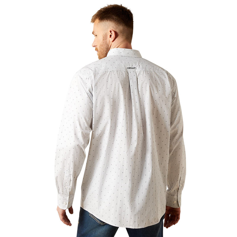 Ariat Men's Wrinkle Free Grey Avery Shirt