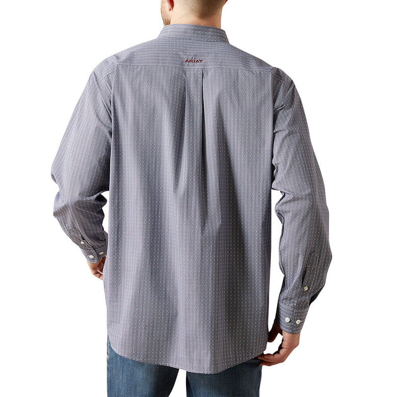 Ariat Men's Wrinkle Free Bowen Navy Shirt