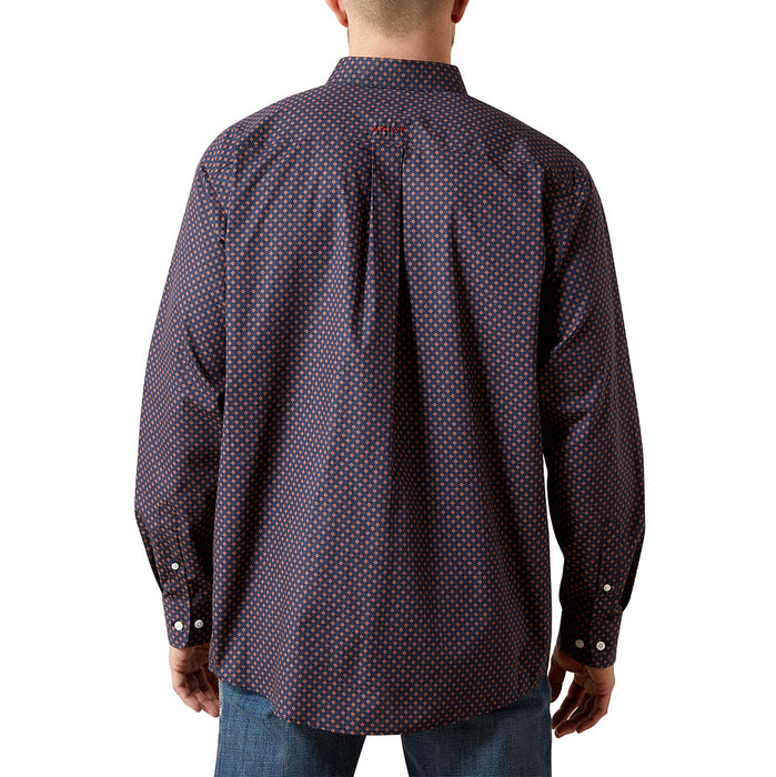Ariat Men's Wrinkle Free Briggs Navy Shirt