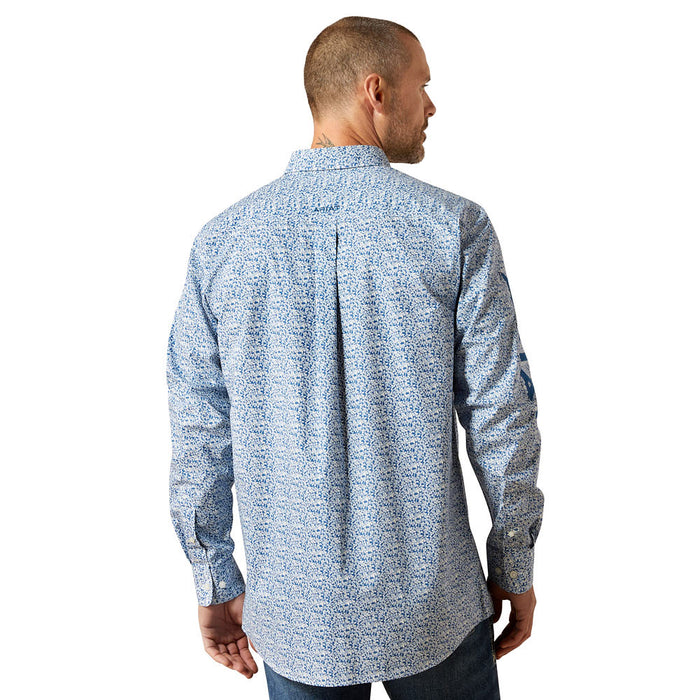 Ariat Men's Team Logo Parks Blue Shirt