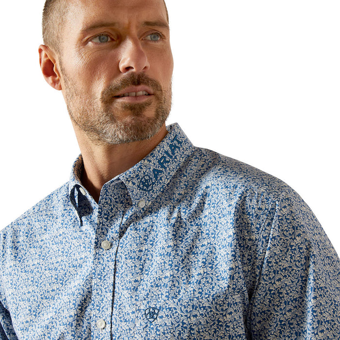 Ariat Men's Team Logo Parks Blue Shirt