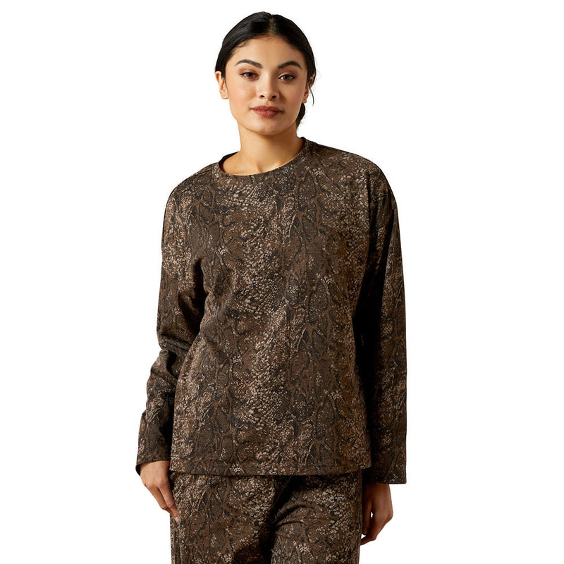 Ariat Women's Desert Snake Print Dreams PJ Set