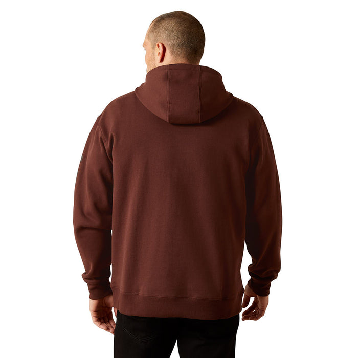Ariat Men's Deep Mahogany Logo Hoodie