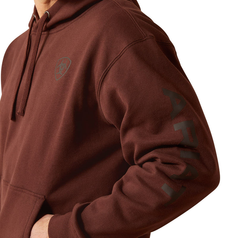 Ariat Men's Deep Mahogany Logo Hoodie