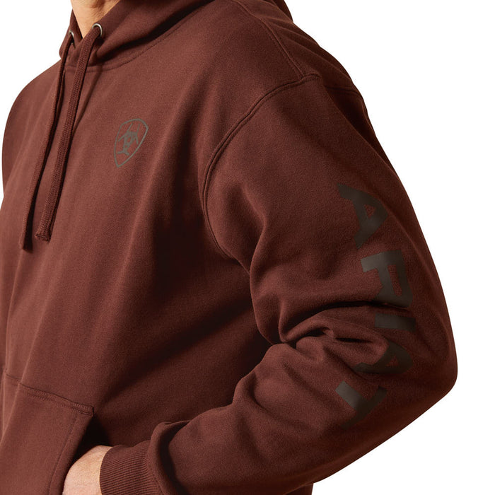 Ariat Men's Deep Mahogany Logo Hoodie