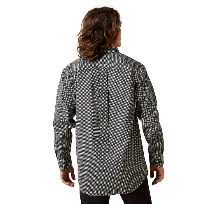 Ariat Men's Troy Black Print Shirt