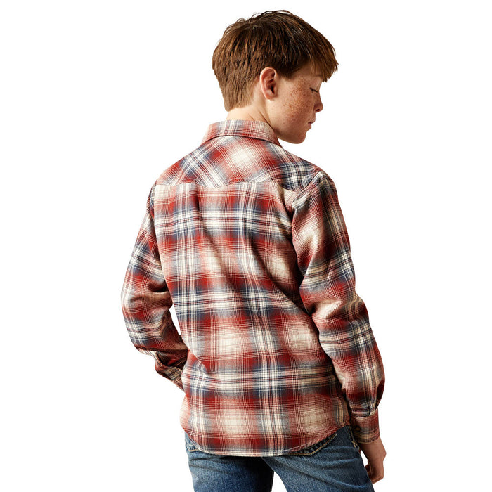 Ariat Boy's Harper Retro Rust Shirt