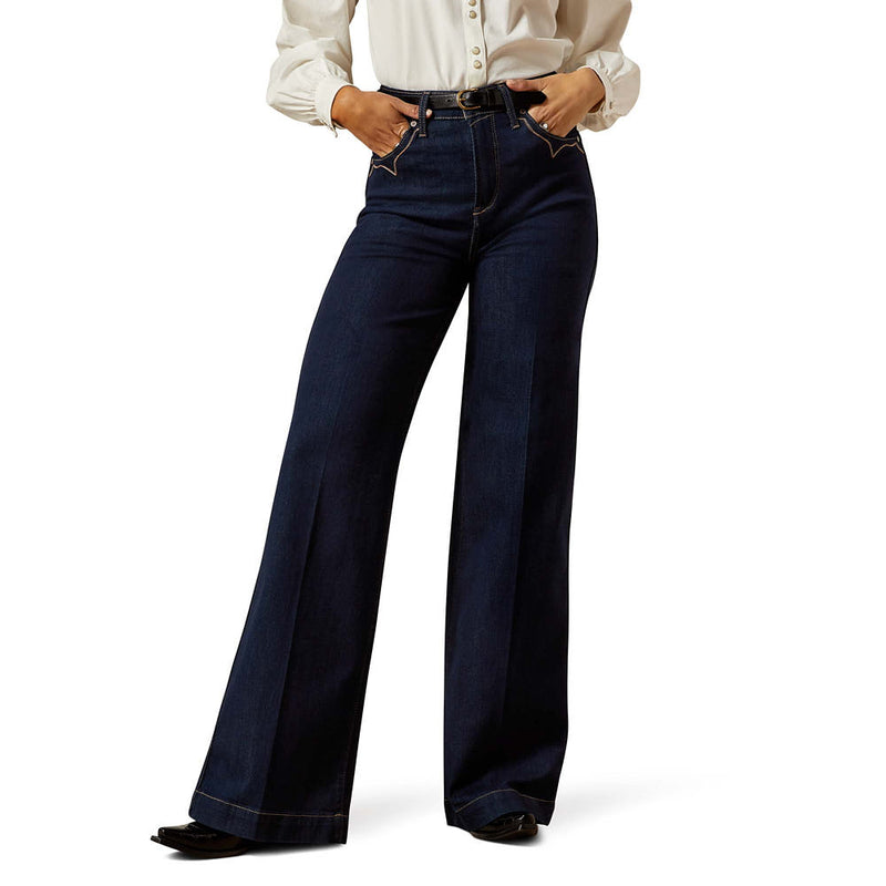Ariat Women's Veronica Ultra High Rise Wide Leg Jeans
