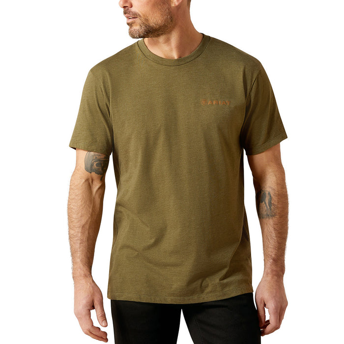 Ariat Men's Military Green Ropers Seal Tee Shirt