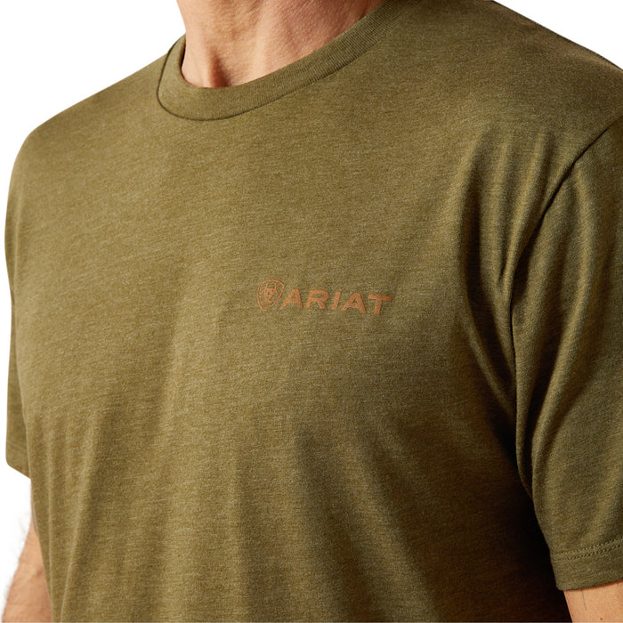 Ariat Men's Military Green Ropers Seal Tee Shirt