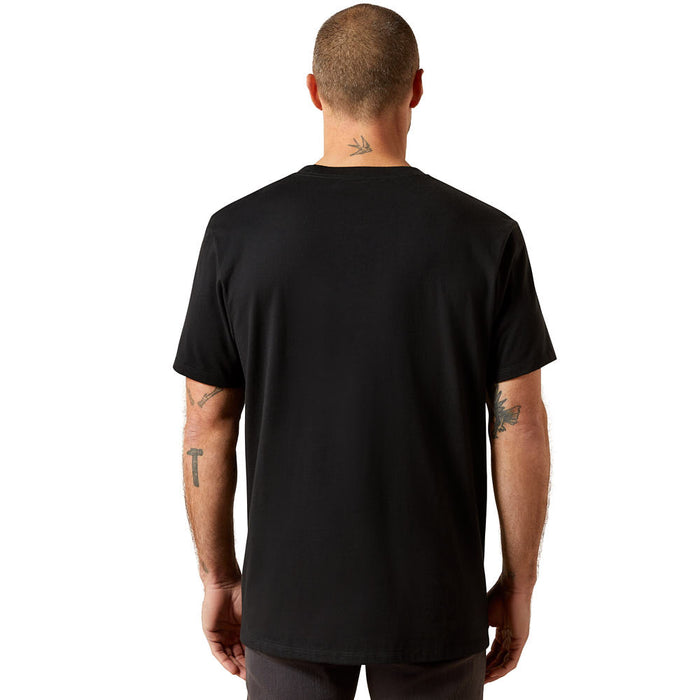 Ariat Men's Freedom Flag Black Tee Shirt