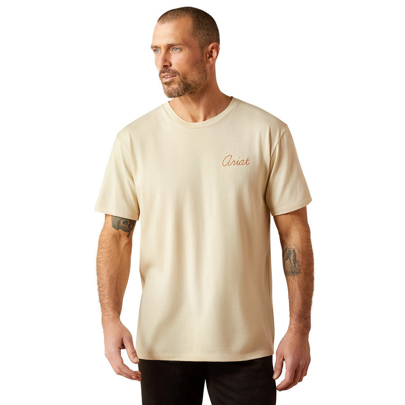 Ariat Men's Roper's Delight Natural Tee Shirt