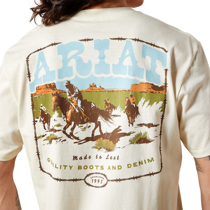 Ariat Men's Turtledove Pulp Western Tee Shirt