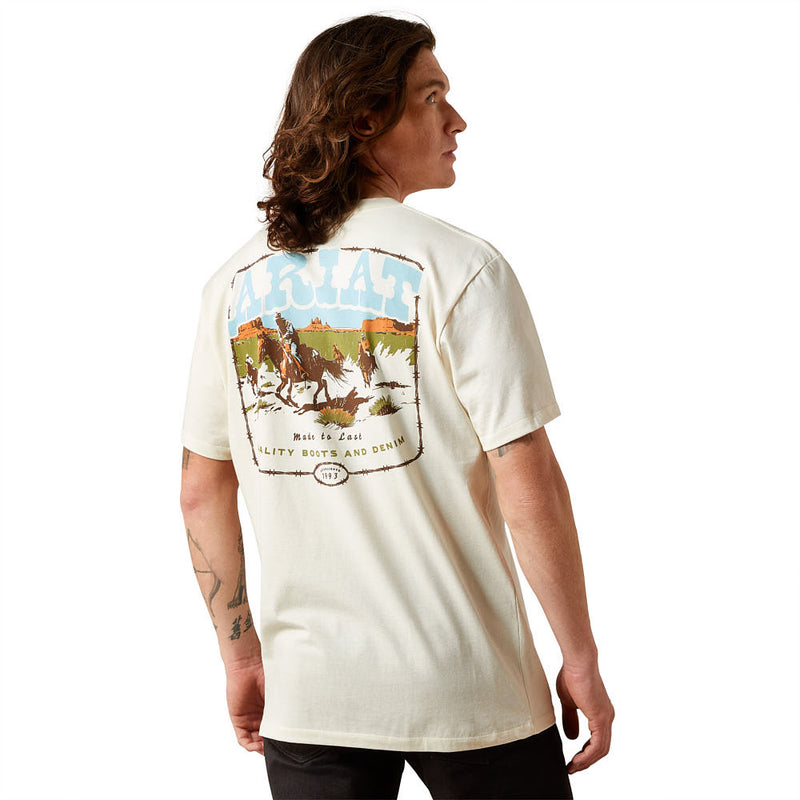 Ariat Men's Turtledove Pulp Western Tee Shirt