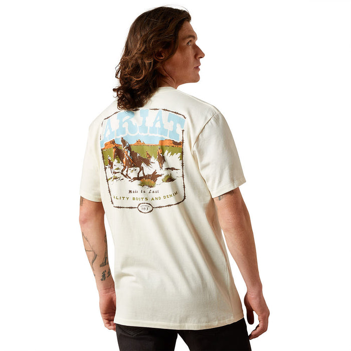 Ariat Men's Turtledove Pulp Western Tee Shirt