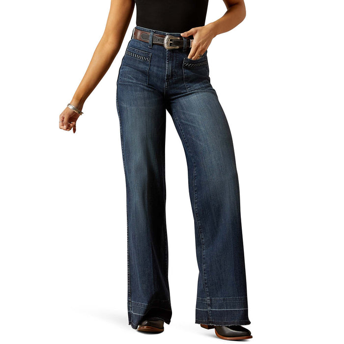 Ariat Women's Jill Pasadena Ultra High Rise Wide Leg Jeans