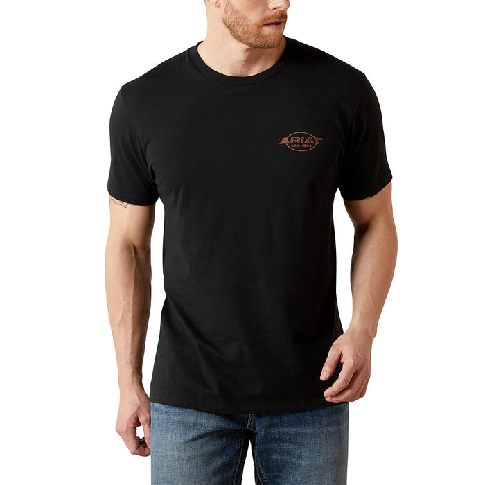 Ariat Men's Black Maximal Collage Tee Shirt